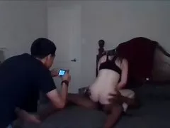 Went to visit his brother and fucked in the ass his busty narrow-eyed wife